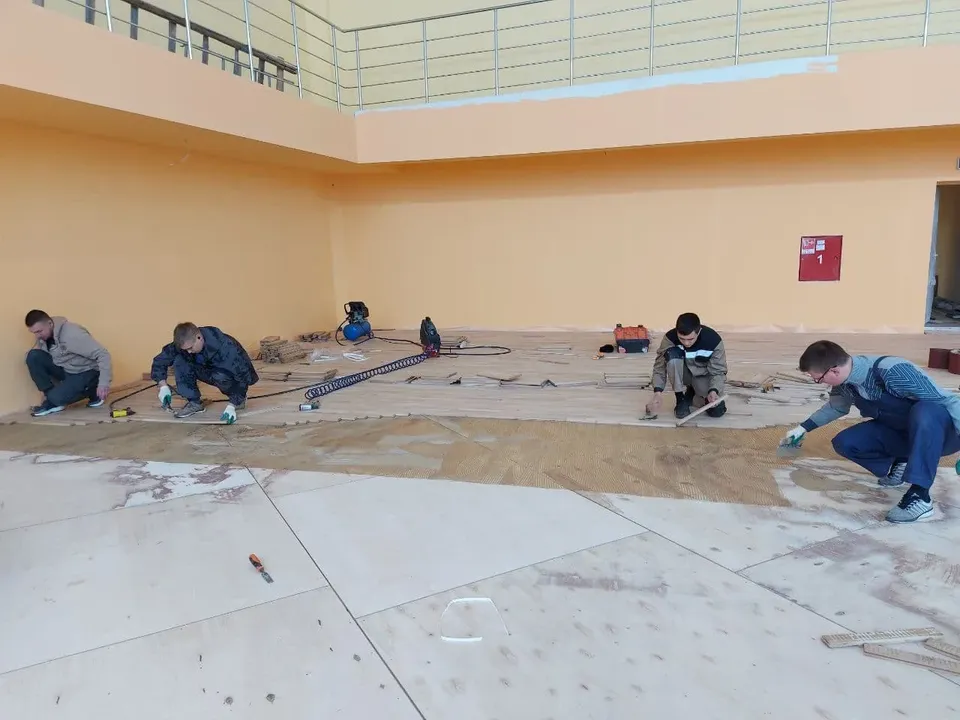 Укладка паркета